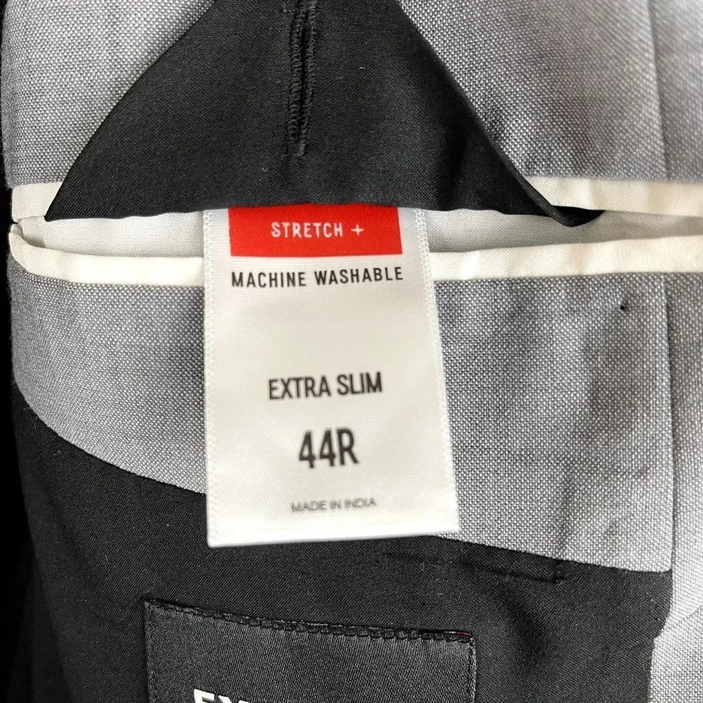 EXPRESS Men Extra Slim Solid Performance Blend Su… - image 4